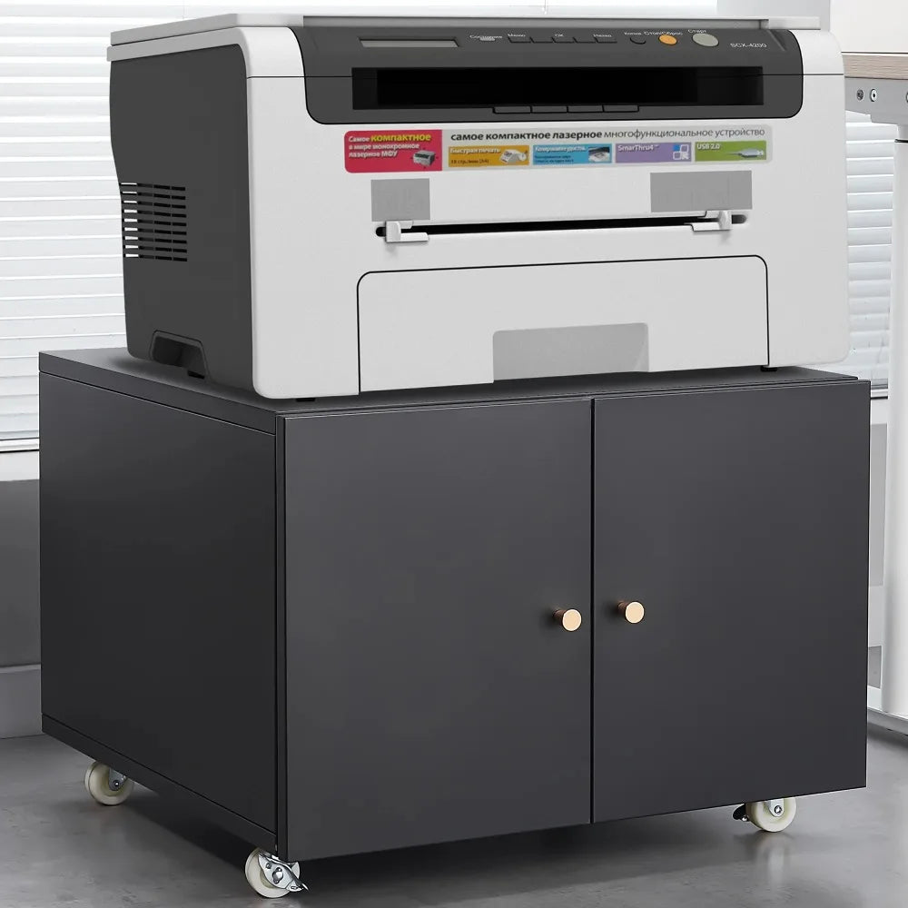 Lateral File Cabinet with Wheels