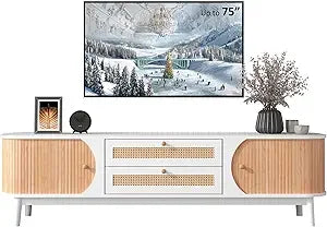 Modern Fluted TV Stand