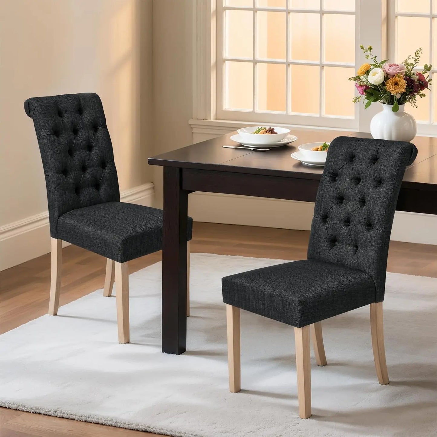 Leather Dining Chairs (Set of 6)