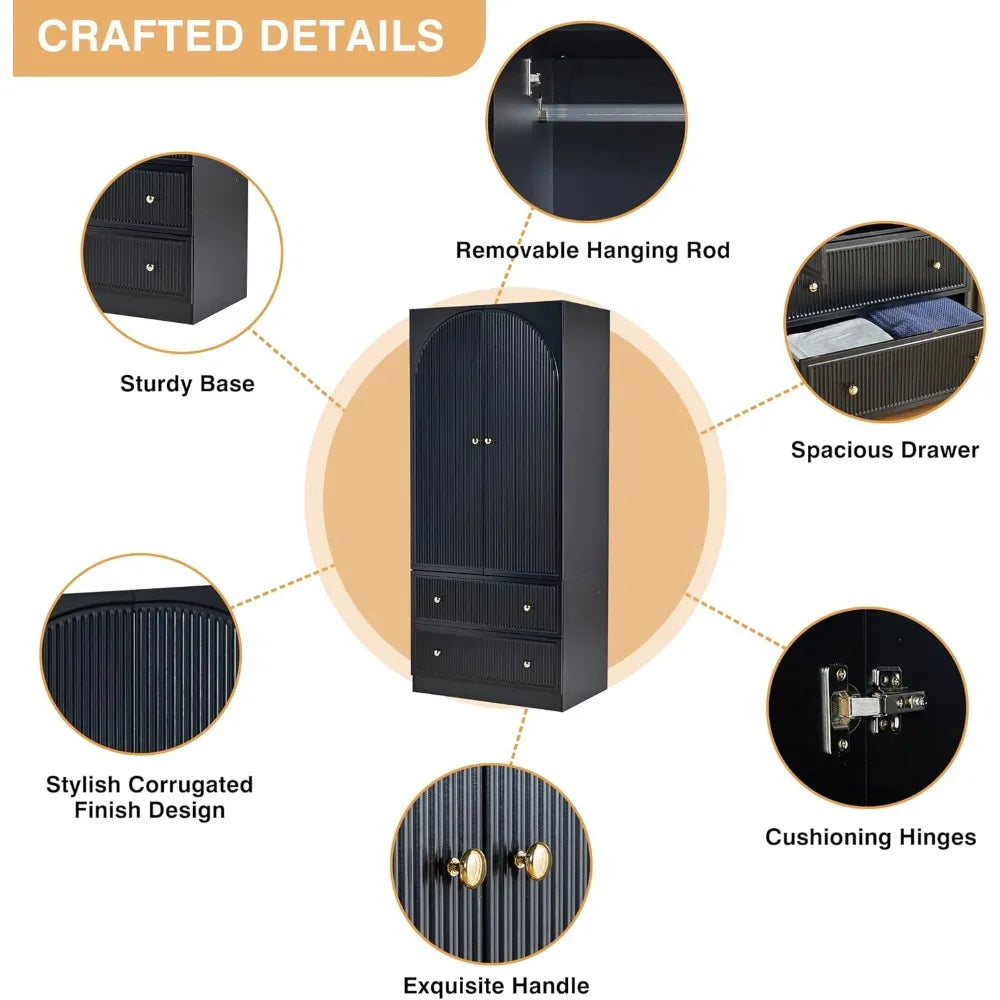 Black Armoire Wardrobe