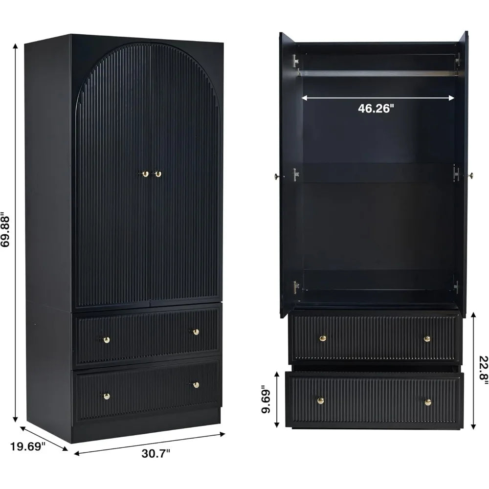 Black Armoire Wardrobe