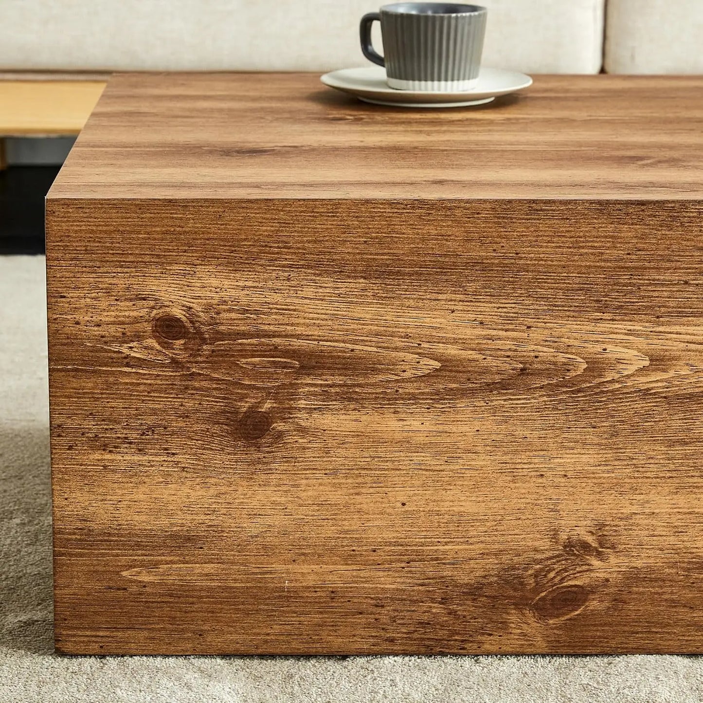Wood Grain Coffee Table