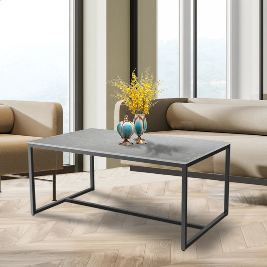 Marble & Metal Coffee Table