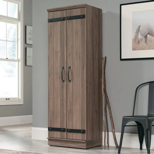 2-Door Barn Door Storage Cabinet