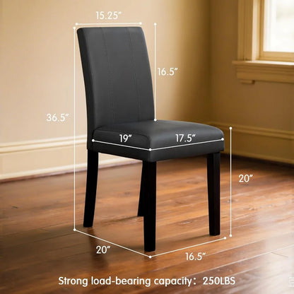 Leather Dining Chairs (Set of 6)