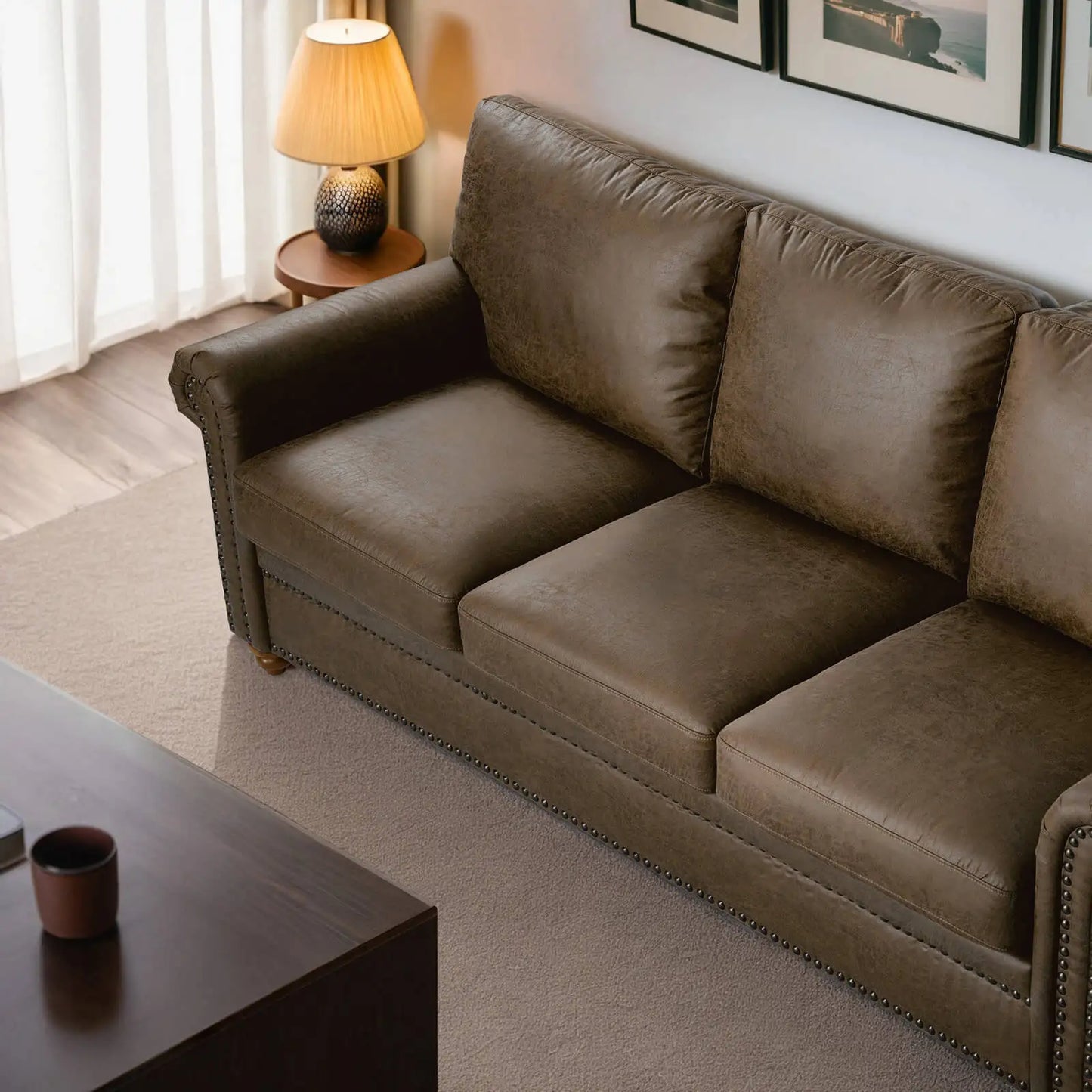 3-Seat Modern Living Room Sofa