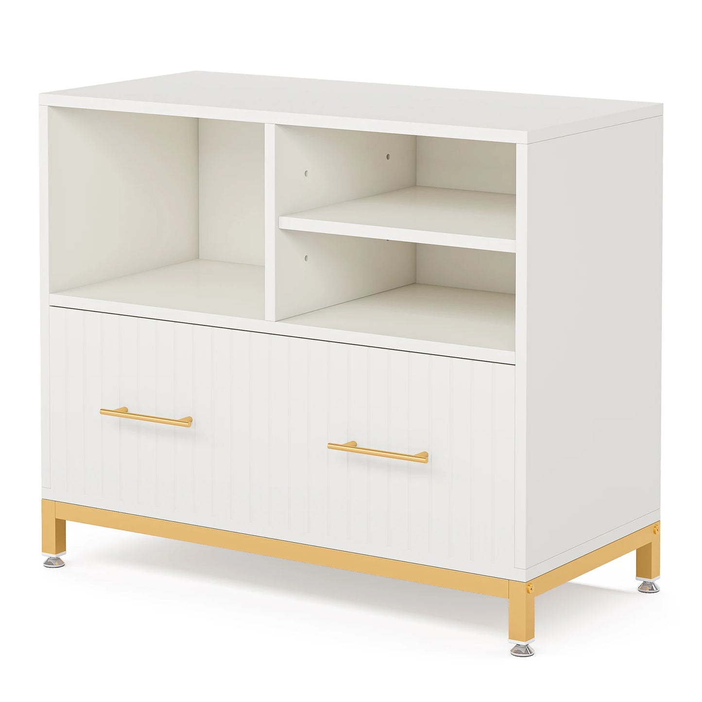 Lateral File Cabinet with Drawer