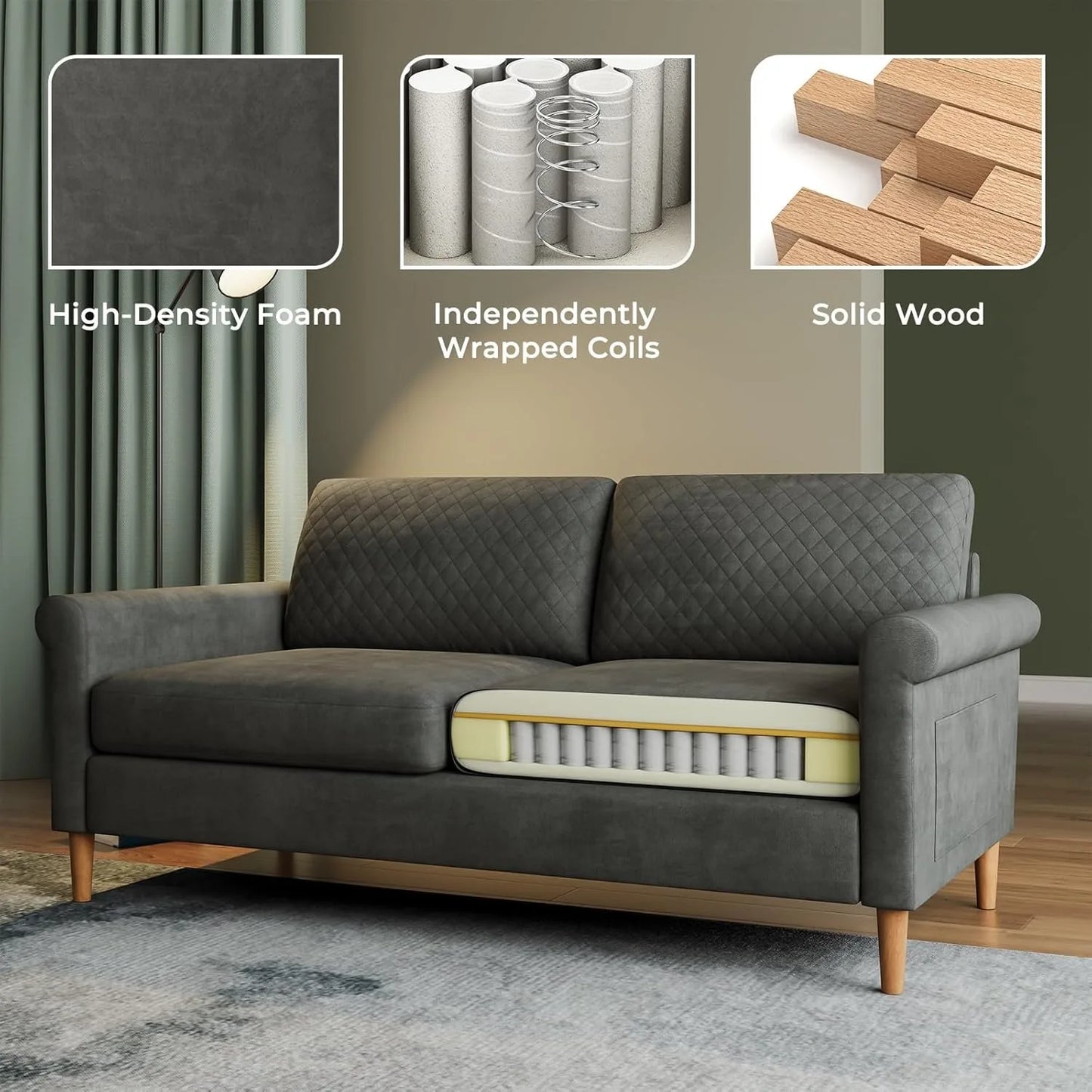 Comfy Small Couch,