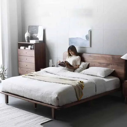 Luxury Wood Double Bed