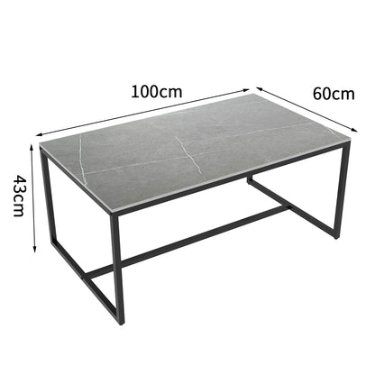 Marble & Metal Coffee Table