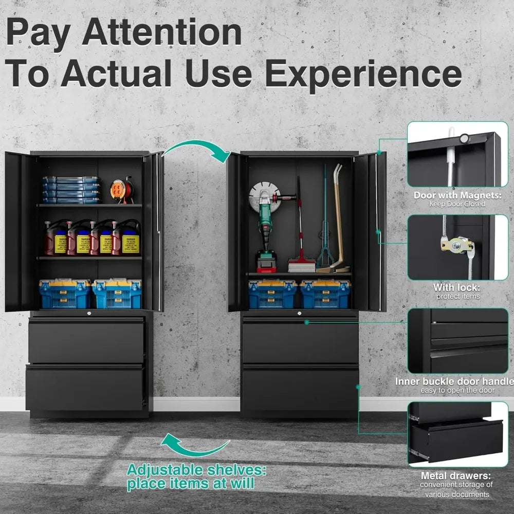 Locking Steel Storage Cabinet