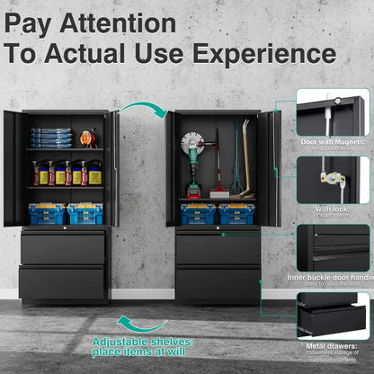 Locking Steel Storage Cabinet