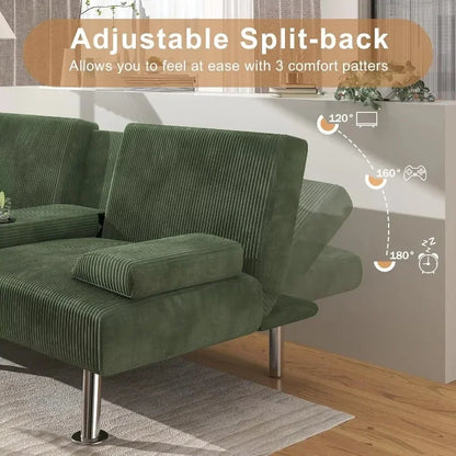 Convertible Futon Sofa Bed