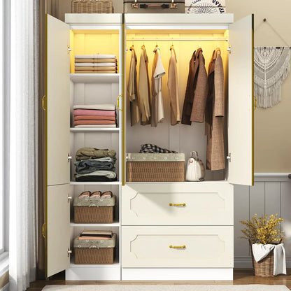 4 Doors Armoire Wardrobe