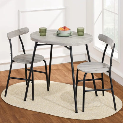 3-Piece Oval Dining Set