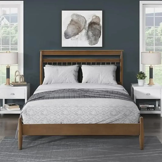 Spindle Wood Bed