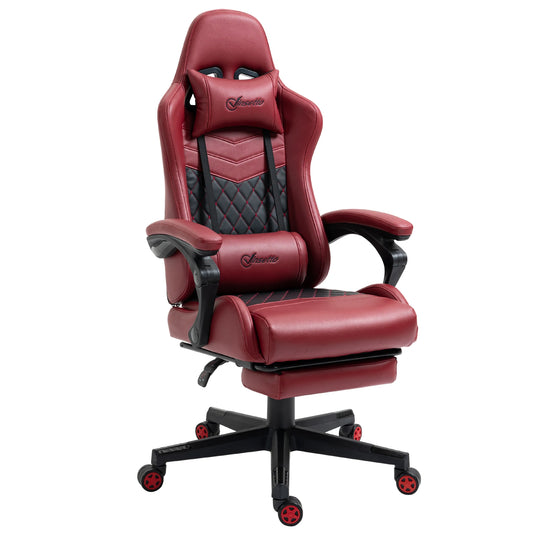 Gaming Chair with Footrest
