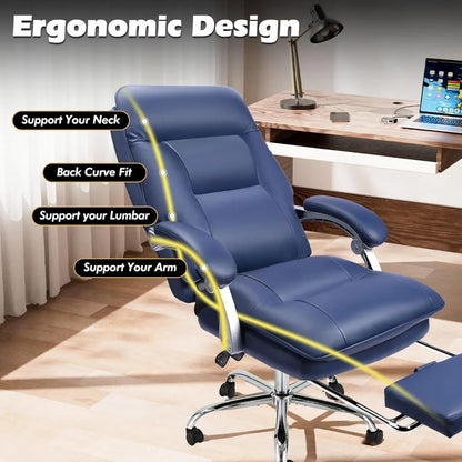 Executive Chair with Footrest