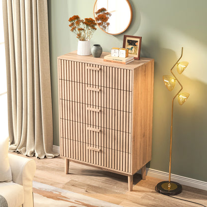 5 Drawers Wooden Chest of Drawers