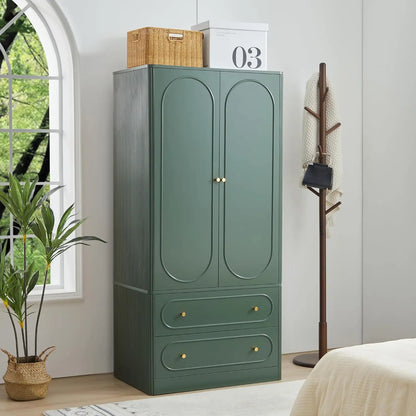 Fluted Freestanding Armoire