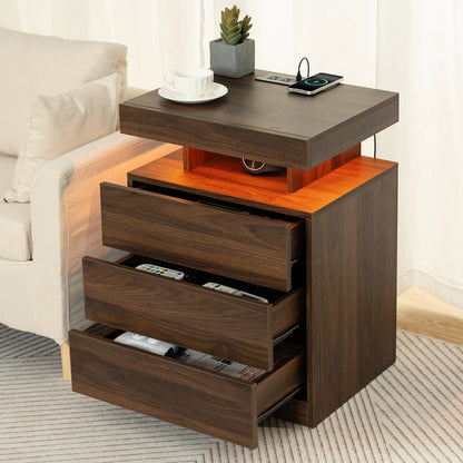 Nightstand with Wireless Charging