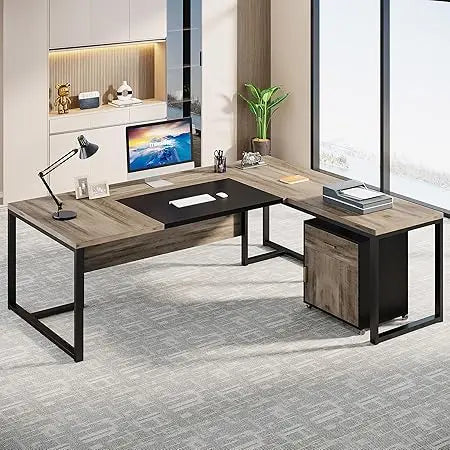 L-Shaped Executive Desk
