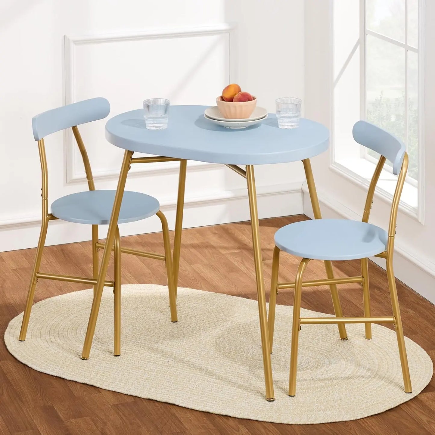 3-Piece Oval Dining Set