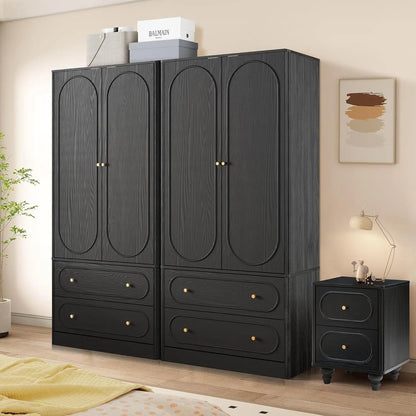 Fluted Freestanding Armoire