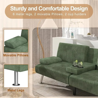 Convertible Futon Sofa Bed