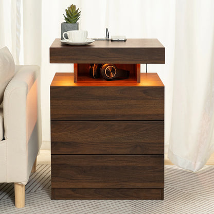 Nightstand with Wireless Charging
