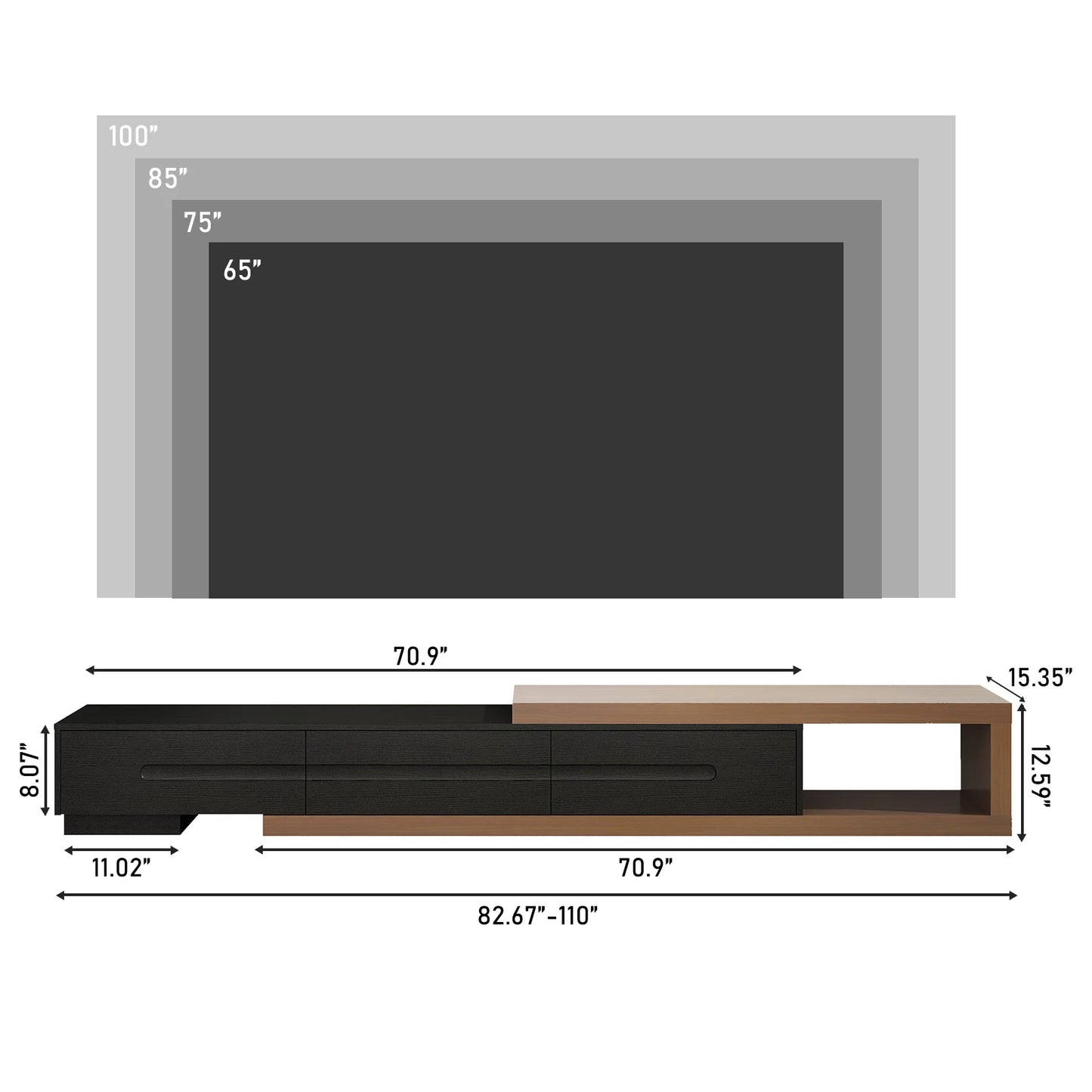 Extendable TV Stand