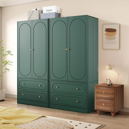Fluted Freestanding Armoire