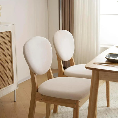 Modern 5-Piece Wood Dining Table Set
