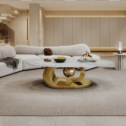 Exquisite Modern Oval Coffee table