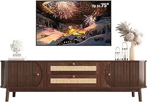 Modern Fluted TV Stand