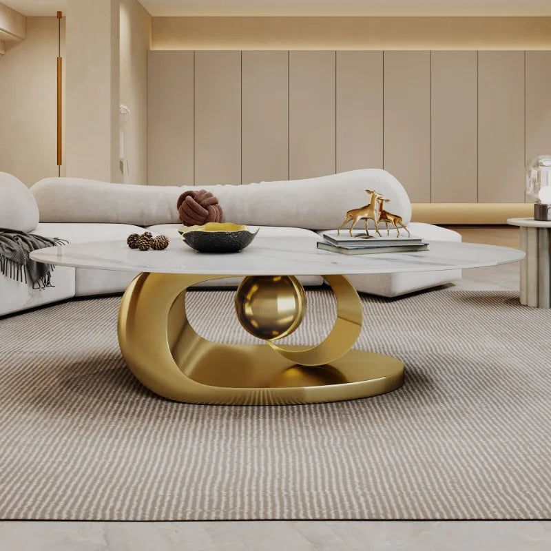 Exquisite Modern Oval Coffee table
