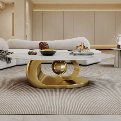 Exquisite Modern Oval Coffee table