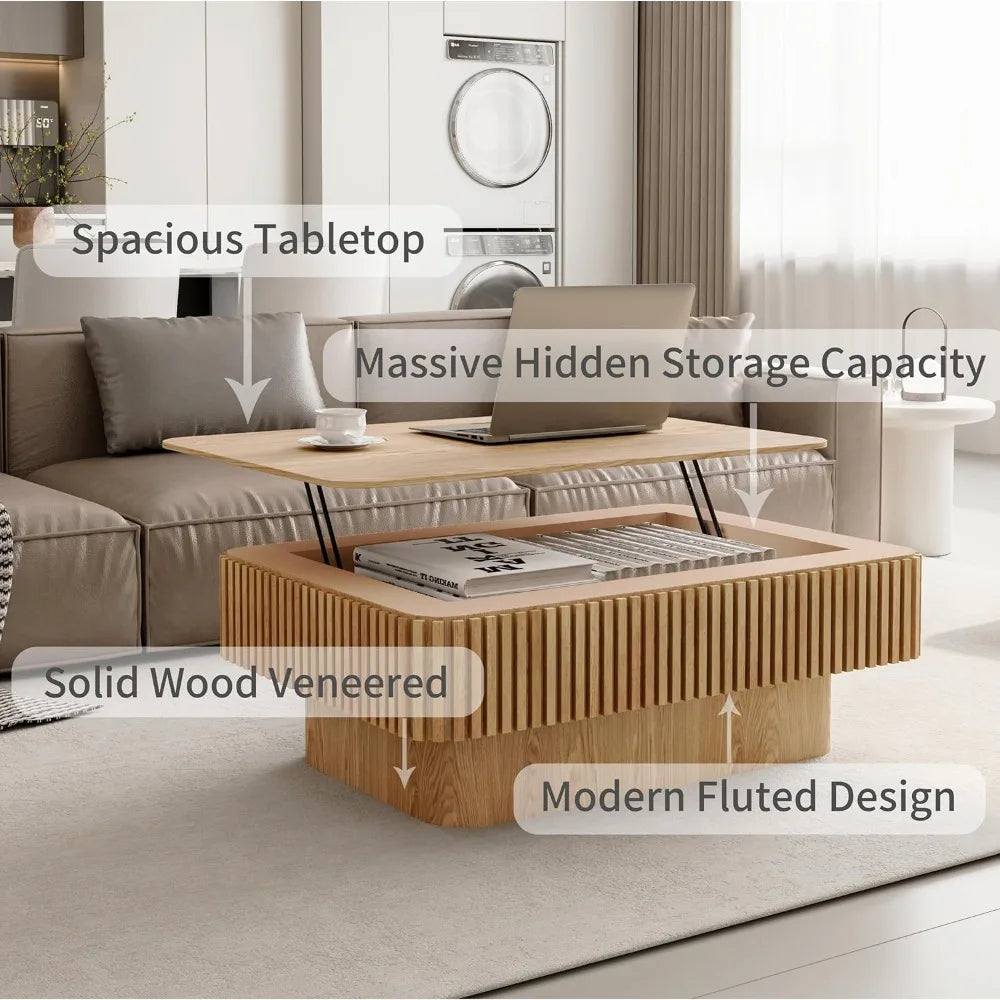 Square Lift-Top Coffee Table