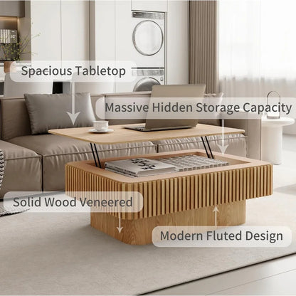 Square Lift-Top Coffee Table