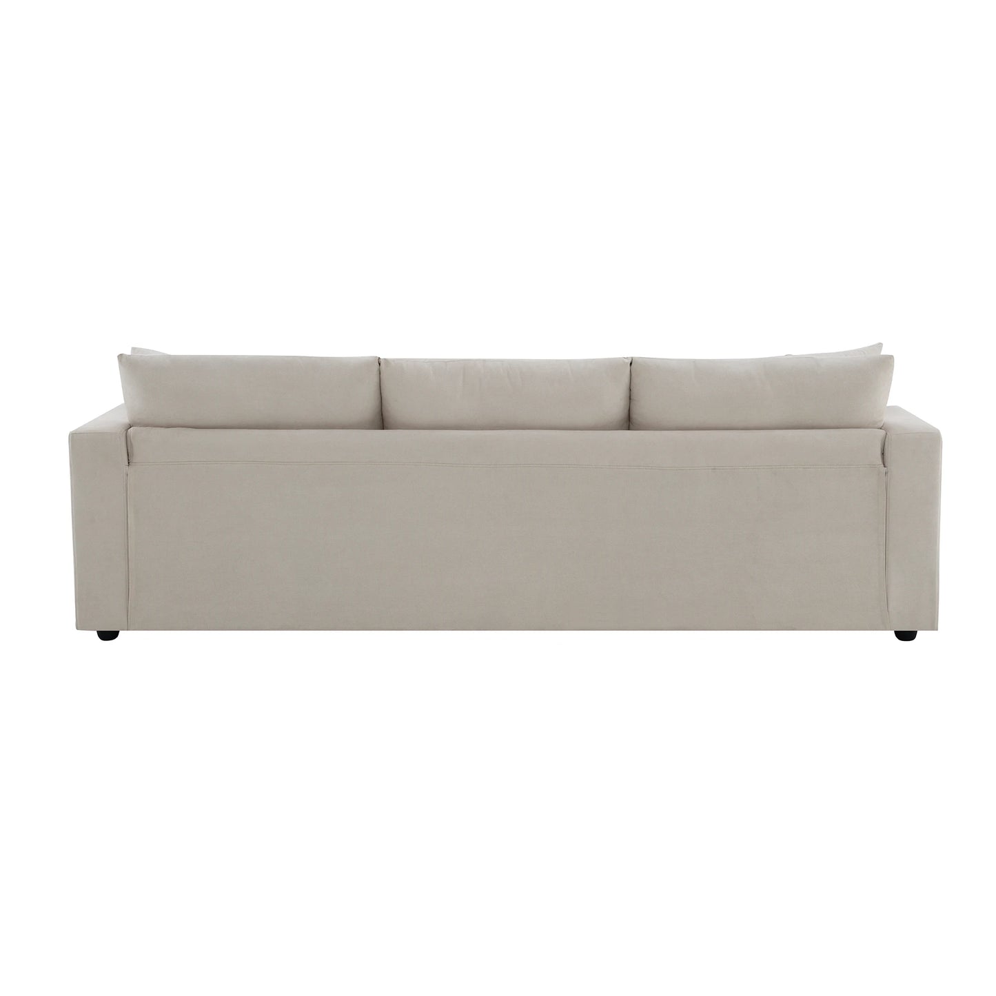 Modern Sectional Sofa with Throw Pillows