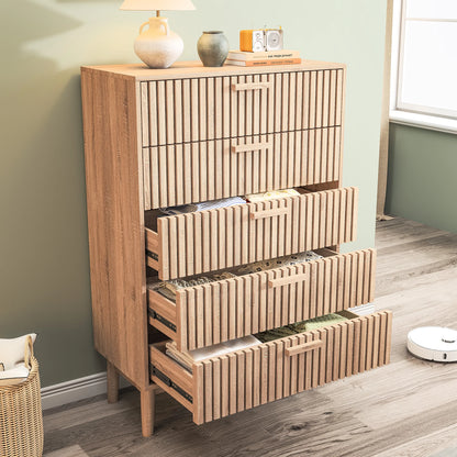 5 Drawers Wooden Chest of Drawers
