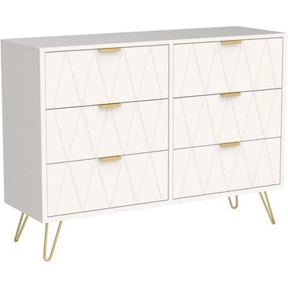 Modern 6-Drawer Dresser