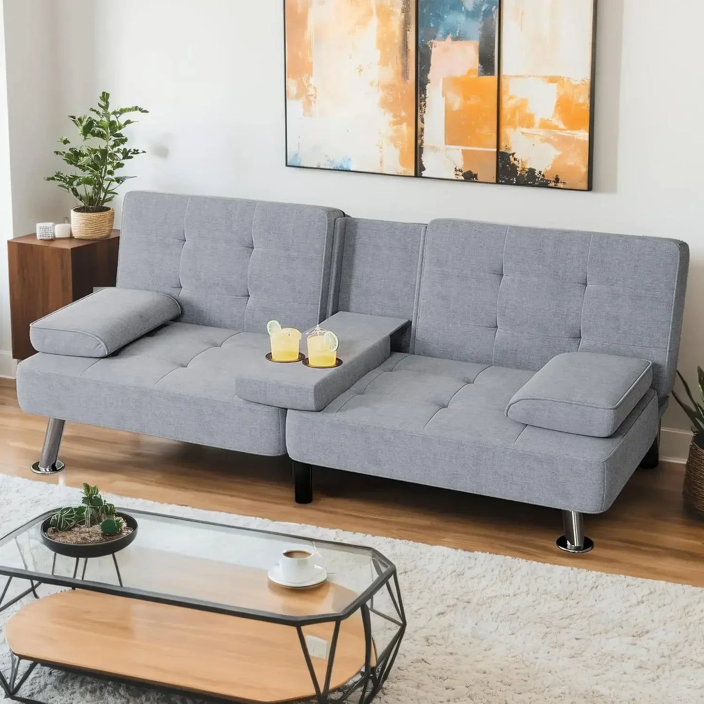 Convertible Futon Sofa Bed