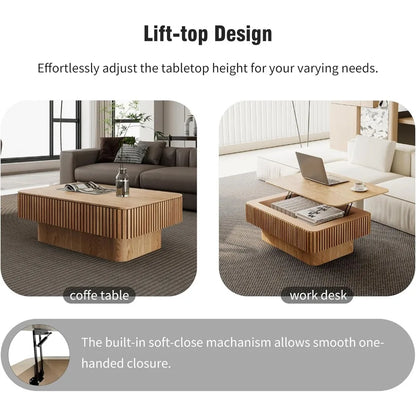 Square Lift-Top Coffee Table
