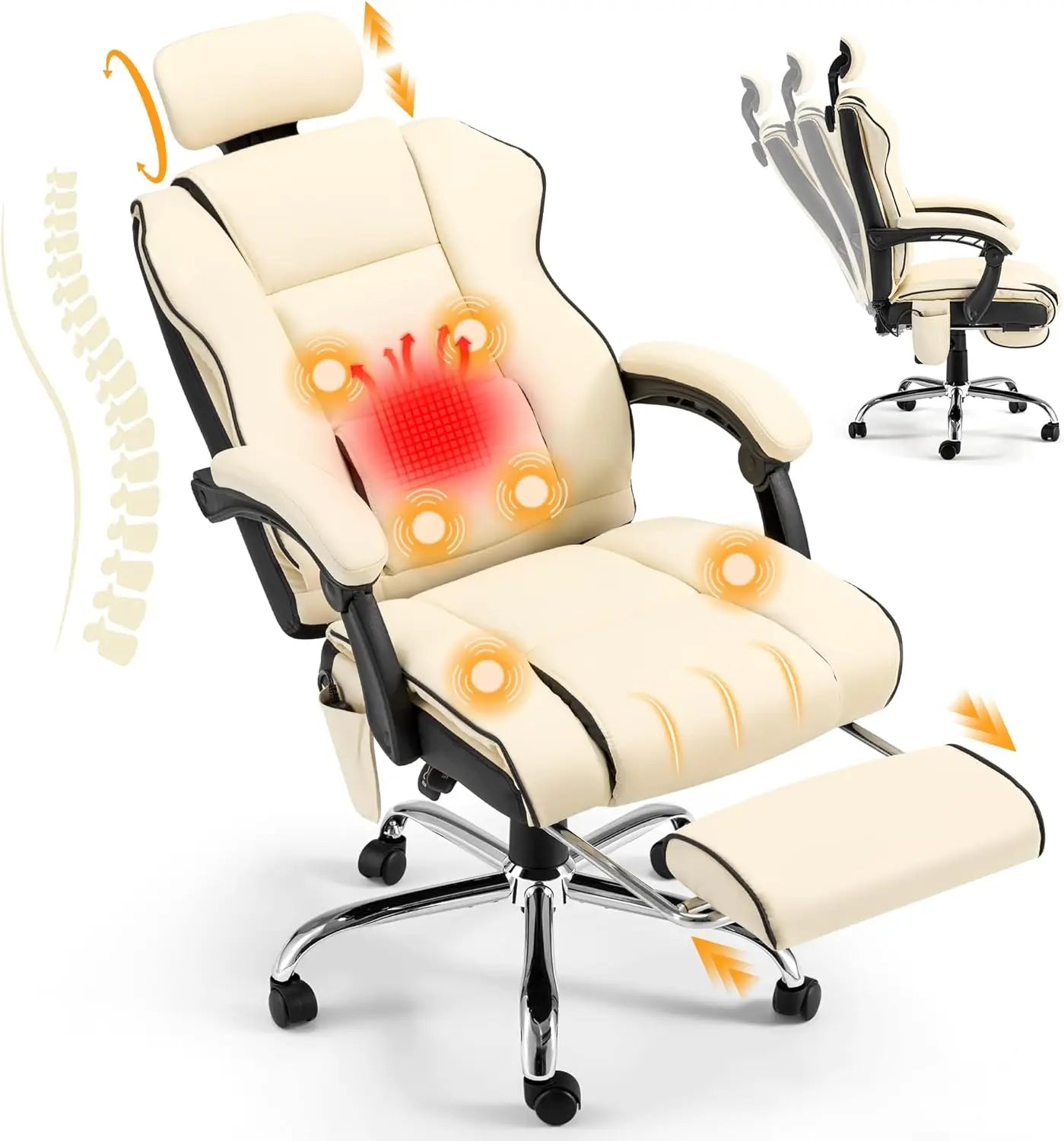 6-Point Massage Office Chair