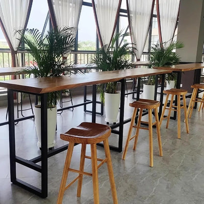 Solid Wood Bar Table