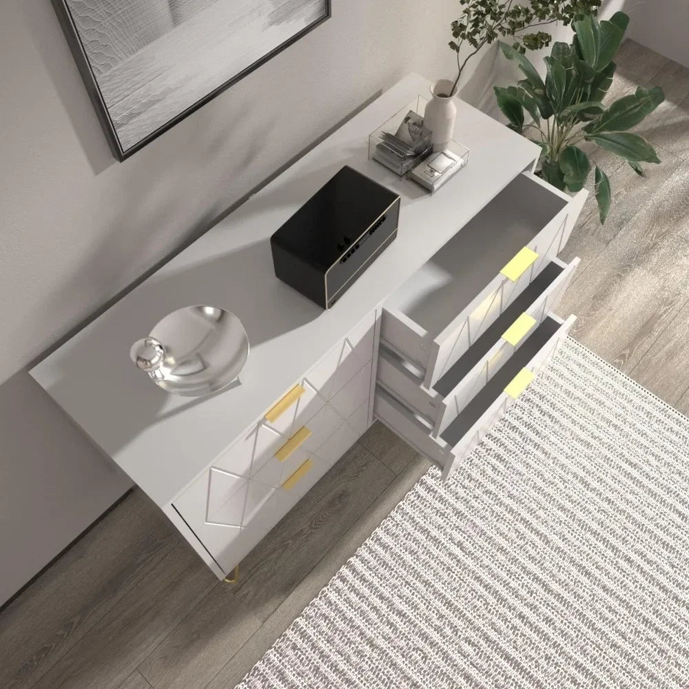 Modern 6-Drawer Dresser