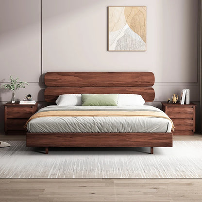 Modern Wood Loft King Bed