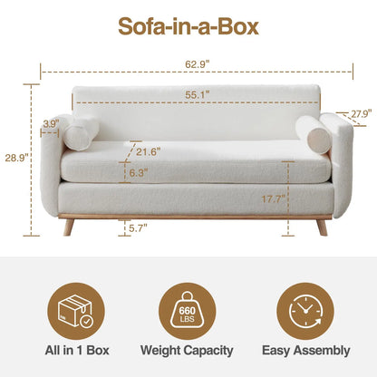 YIL&GA Loveseat with LED & USB
