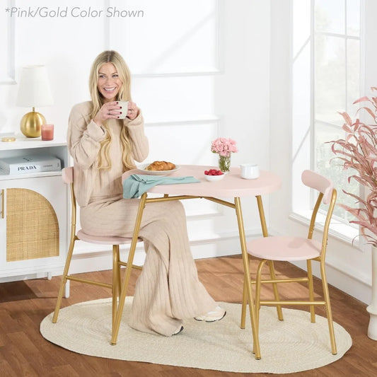 3-Piece Oval Dining Set